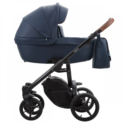 Bebetto Детская коляска 2 в 1 Luca Pro / цвет темно-синий 11, рама черная