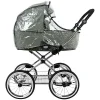 ROAN Коляска 2 в1 Bass Next короб+прогул.(2 места) (Sage Green/Black/руч.Black)