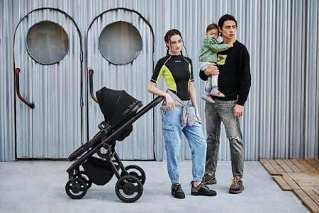 Anex Коляска 2 в 1 Quant / цвет metal (черный)