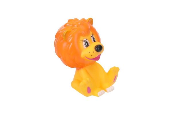 КАПИТОШКА Игрушка пластизоль для ванны лев, в сетке в кор.2*144шт