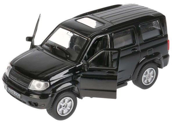 Технопарк Металлическая модель UAZ Patriot / цвет черный