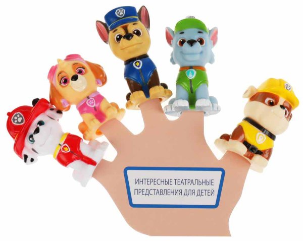 Капитошка Игрушка для ванны «Пальчиковый театр. Щенячий патруль»