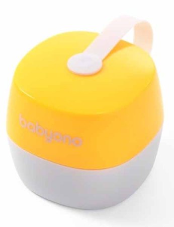 BabyOno Футляр для пустышек Natural Nursing / цвет желтый