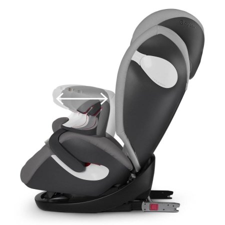Cybex Автокресло детское Pallas M-Fix Cobblestone / черный + серый