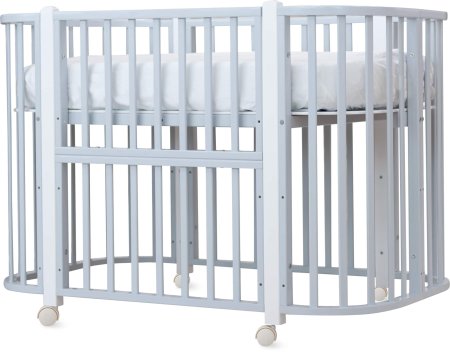 Incanto Кроватка детская  Mio / цвет серый, стойки белые