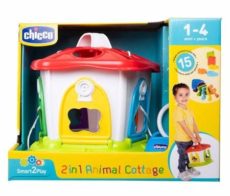 Chicco Игрушка - сортер "Домик для животных"