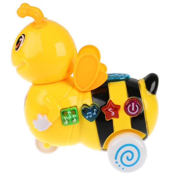 УМка Музыкальная каталка "Пчелка", сказка К. Чуковский, со световыми эффектами