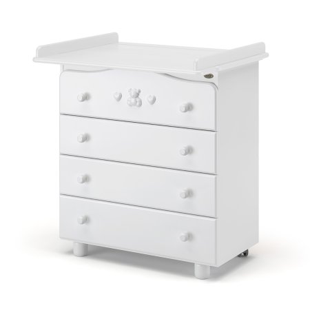 Nuovita Детский комод Lusso / цвет Bianco/Белый
