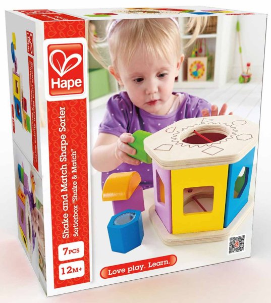 Hape Сортер "Встряхни и подбери по форме"