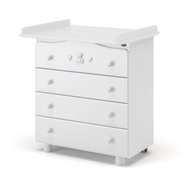 Nuovita Детский комод Lusso / цвет Bianco/Белый