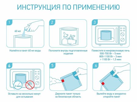 Roxy-Kids Пакеты для стерилизации в микроволновке, 5 штук