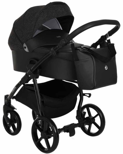 Tutis Коляска 2 в 1 Novo Reflective / цвет кожа Black - Black Reflective Print (черный)