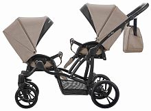 Bebetto Прогулочная коляска для двойни 42 Sport Сomfort / цвет бежевый, рама черная					