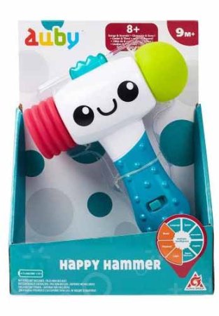 Auby Интерактивная игрушка "Веселый молоток", свет и звук