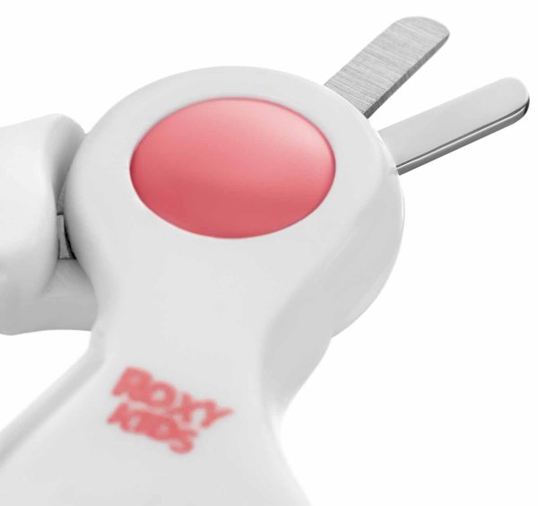 Roxy Kids Маникюрные ножницы с замочком, цвет коралловый