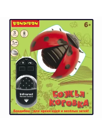  Игрушка развивающая БОЖЬЯ КОРОВКА Bondibon,на пульте управления