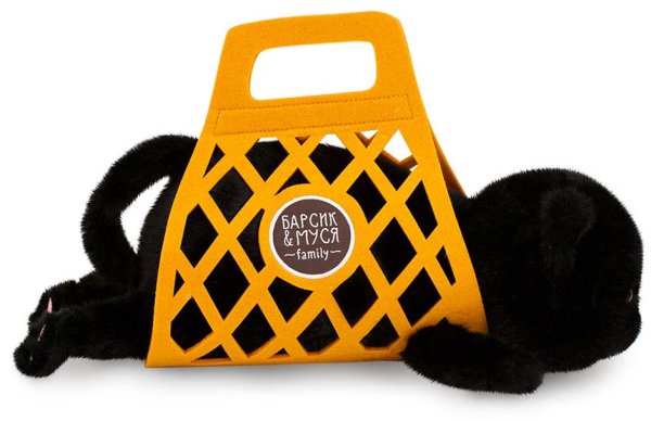 Orange Toys Мягкая игрушка "Кот Барсик черный", 35 см
