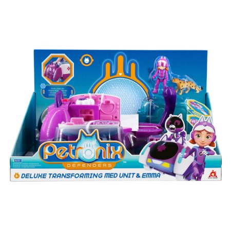 Petronix Игровой набор мега-трансформер 2в1 Китти и фигурка