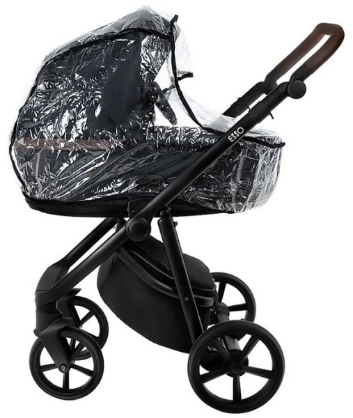 Roan Коляска 2 в 1 Esso 2025 / цвет Caviar (черный)