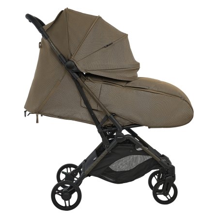Коляска PERA Plus (прогул) рама carbon/PU (Tuareg Beige/gold)