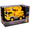 ABtoys Машинка 1:20 "Автокран", пластмассовая инерционная, со звуковыми и световыми эффектами
