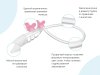 Roxy-kids Аспиратор назальный с мягким наконечником, в футляре / цвет розовый