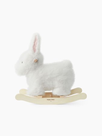 91034, Игрушка-качалка BUNNY (white)