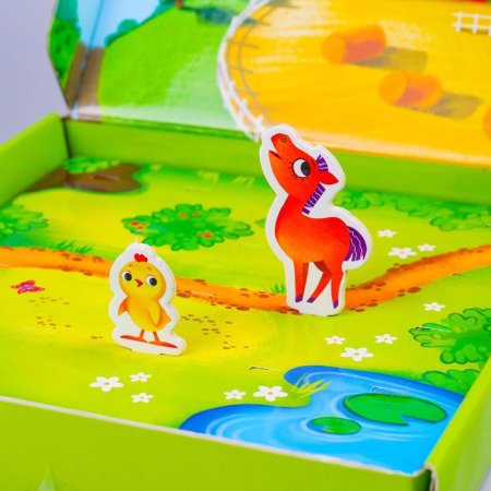 Лесная мастерская Обучающий набор Животные фермы / разноцветный