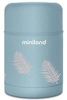 Miniland Термос для еды Terra Thermos, 600 мл / цвет бирюзовый-пальмы					