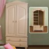 Шкаф детский 2-х створчатый Лель / слоновая кость