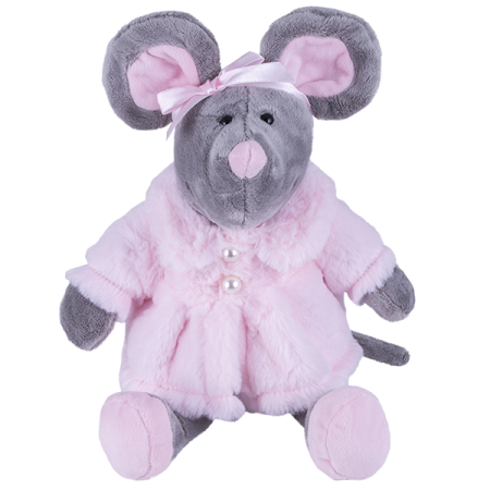 Softoy Игрушка Мышь в шубке, 36 см S883/20