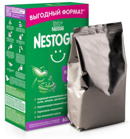 Nestogen Смесь Комфорт Plus, с 0 месяцев, 600 г