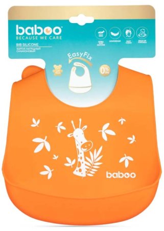 Baboo Нагрудник силиконовый Safari