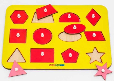 Рамка-вкладыш "Монтессори. Геометрия"