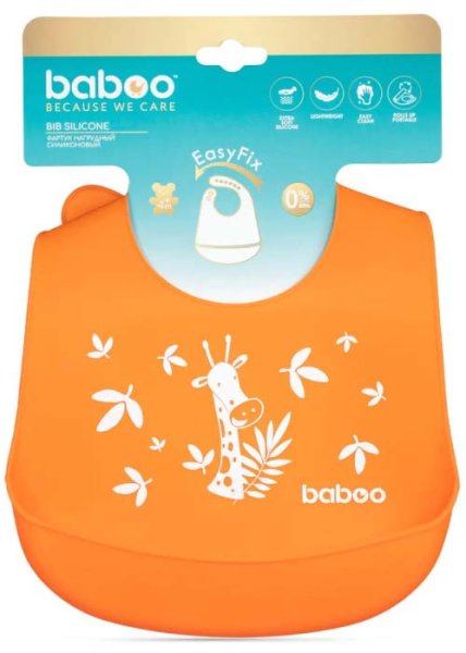 Baboo Нагрудник силиконовый Safari