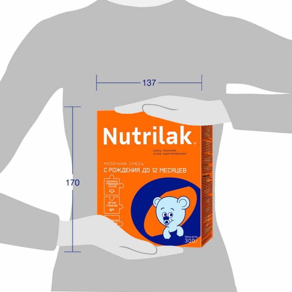 Nutrilak Смесь молочная 0 - 12 месяцев, 300 г