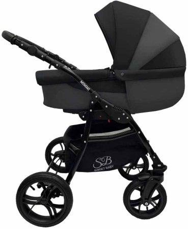 Sweet Baby Коляска 2 в 1 Mimmi / цвет Grey (темно-серый)
