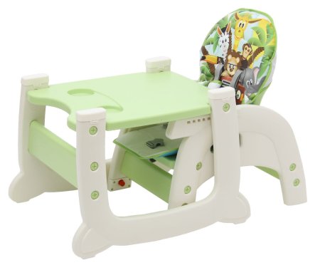 Polini kids Стульчик для кормления 460 / цвет зеленый
