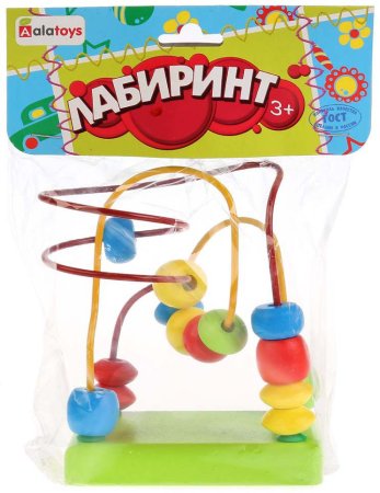 Буратино Игрушка лабиринт / цвет салатовый