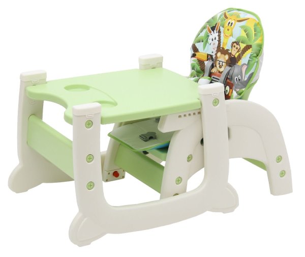 Polini kids Стульчик для кормления 460 / цвет зеленый