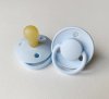 BIBS Соска-пустышка De Lux Latex, 0-6 месяцев / цвет  Baby Blue