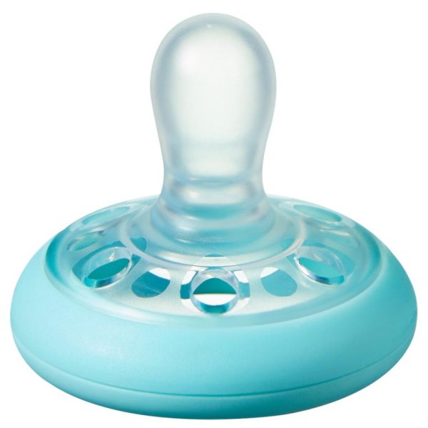 Tommee Tippee Пустышка силиконовая Breast-like, 6-18 месяцев, 2 штуки