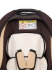 Bambini Moretti Детское автомобильное кресло BM-322 / группа 0+, Lux / цвет коричневый-бежевый