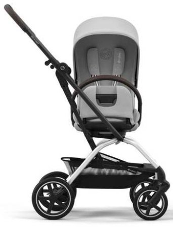 Cybex Коляска прогулочная Eezy S Twist+ 2 SLV / цвет Fog Grey (светло-серый)