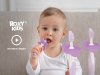 Roxy-kids Набор зубных щеток-массажеров Flower / цвет лавандовый