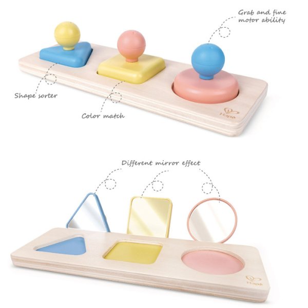 Hape Сортер "Цвета и формы", 3 фигуры