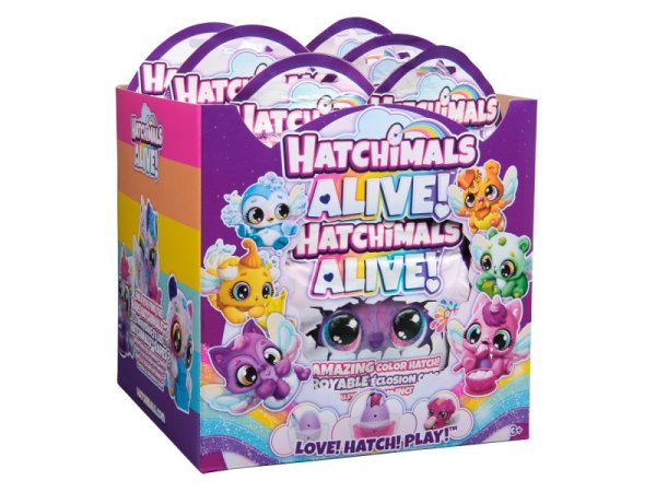  Хэтчималс. Фигурка сюрприз мини в яйце, Радуга в ассорт. Hatchimals