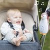 Zazu Ночник-колонка Пингвинeнок Зои + проигрыватель / цвет белый, черный