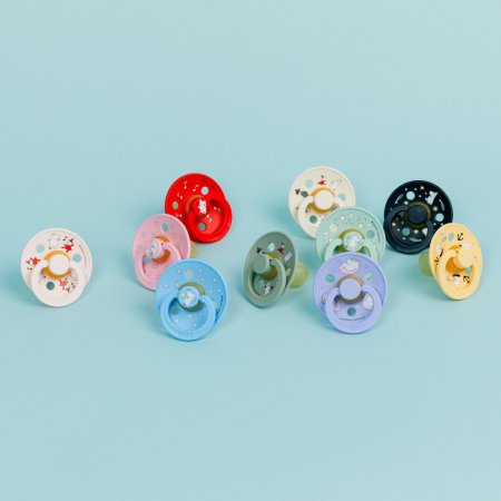 BIBS Пустышка латексная x Moomin Colour - Good Night - Breeze, 6+ мес.