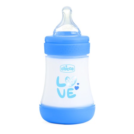 Chicco бутылочка пластиковая 150 мл Perfect5 New с/с, медленный поток Boy